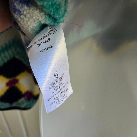 Patagonia Synchilla Snap-T Fleece Pullover Timber Twist Navy Blue Size Small - Picture 13 of 13